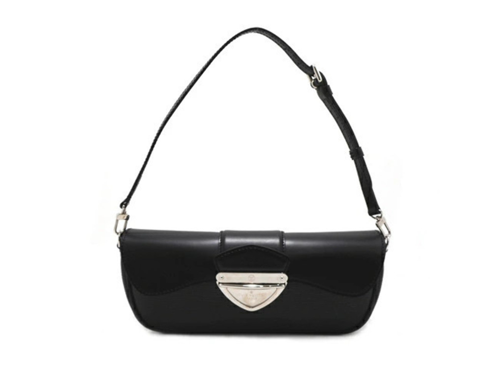 LOUIS VUITTON Bag Shoulder Pochette Montaigne Epi Noir Black